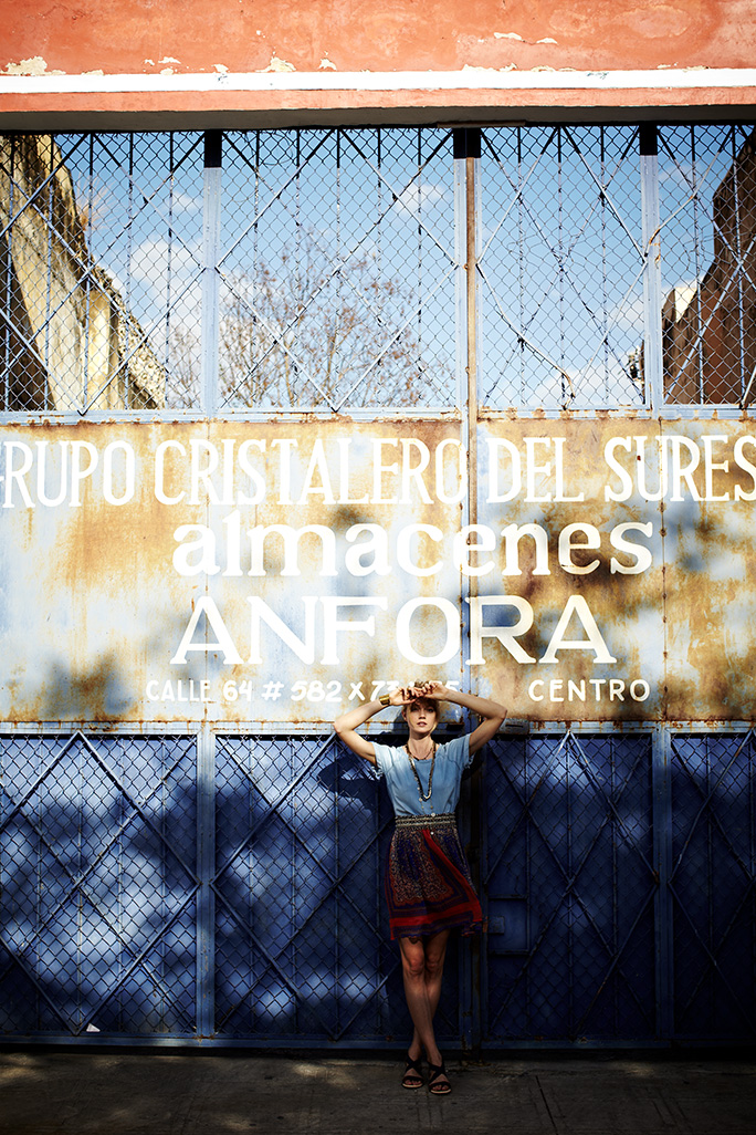Advertising shoot for Anthropologie in Mexico