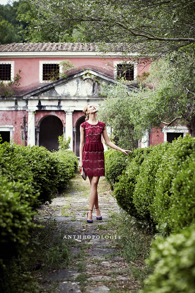 Shooting for Anthropologie in Tuscany